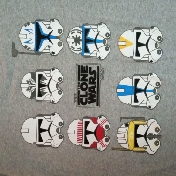 Star Wars The Clone Wars TShirt L Grey - Picture 2 of 6